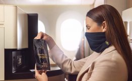 Business Premium masks for top class flyers: Etihad Airways will give first and alternate class passengers reusable, antimicrobial face coverings